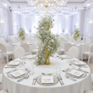 Modern Wedding Table Centerpieces Using Real Touch Decorative Flowers, Customizable and Luxury Style - Image 3