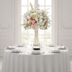Wholesale Artificial Floral Centerpieces for Wedding Table, Real Touch Feeling, Hot Sale and Fast Shipping