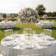 High Quality Wedding Decoration Table Runner with Fruit Centerpieces - Image 2