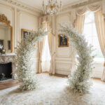 Wholesale Artificial Wedding Arch With Mixed Color Blooms Suitable For All Season Weddings And Events