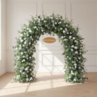 Wholesale Artificial Flower Wedding Arch Backdrop Decor