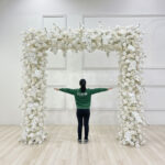 Luxury Wedding Arch Backdrop With High Quality Artificial Flowers