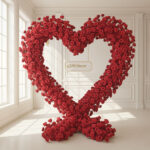 Custom Wholesale Wedding Decoration Flower Arch Artificial Blooms Wedding Arch Arrangements