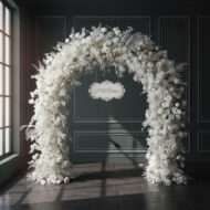GNW Factory Price High Quality Easy Assembly Design Wedding Arch For Church Weddings