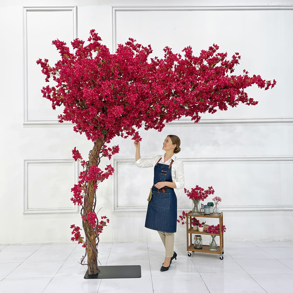 gnwtrees25-10 (16) Custom Made Artificial Blossom Tree And Tall Centerpieces For Wedding Decoration - Image 1