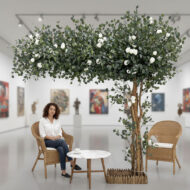 Wholesale Price Artificial Sakura Tree With Silk Flower Centerpieces For Events