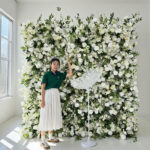 Customized 2026 New Design Artificial Flower Wall for Home Decor Party Display