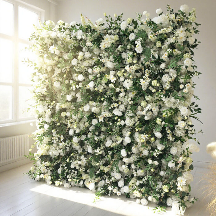 Customized 2026 New Design Artificial Flower Wall for Home Decor Party Display - Image 2