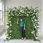 Explosive New Products 2026 Artificial Flower Wall Panel for Wedding Decoration