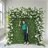 Explosive New Products 2026 Artificial Flower Wall Panel for Wedding Decoration