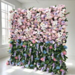 Wholesale Private Label Artificial Flower Wall Panel for Wedding Decoration Brands