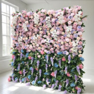 Wholesale Private Label Artificial Flower Wall Panel for Wedding Decoration Brands