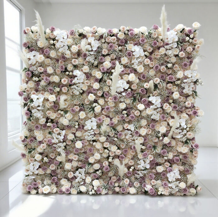 Wholesale New Trends 2025 Artificial Flower Wall for Wedding Stage Party Decoration - Image 3