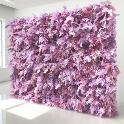 Wholesale New Materials Eco-Friendly Artificial Flower Wall Panel for Wedding Decoration