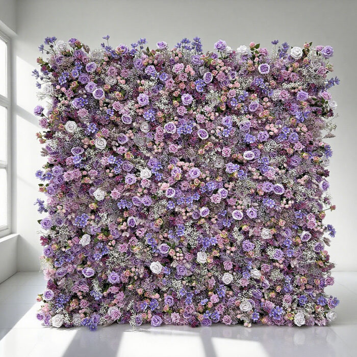 Wholesale New Innovations in Rollable Artificial Flower Wall for Wedding Decor Party Display - Image 3