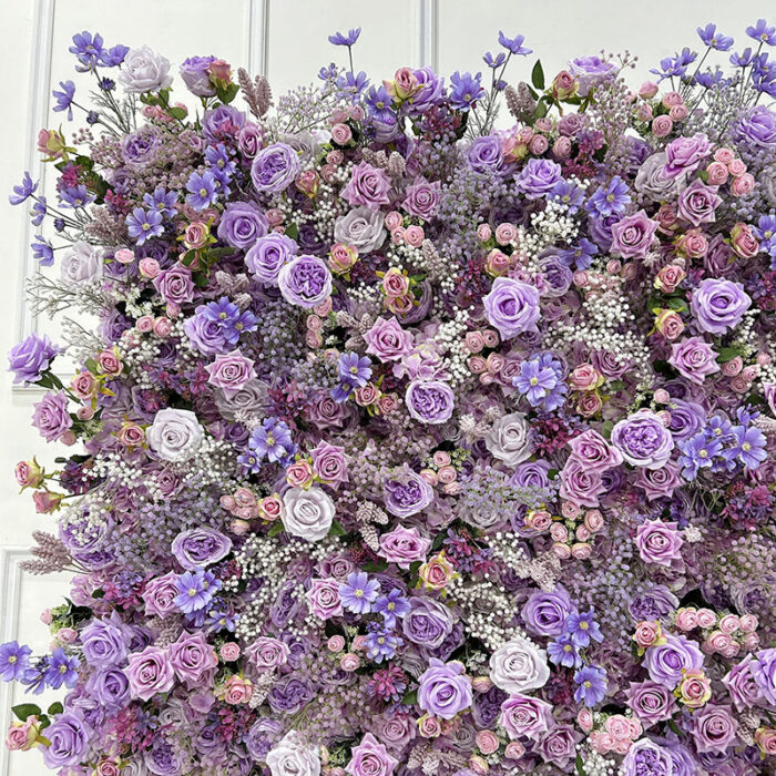 Wholesale New Innovations in Rollable Artificial Flower Wall for Wedding Decor Party Display - Image 2
