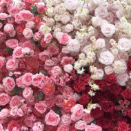Wholesale Hot Sale Silk Floral Artificial Flower Wall Backdrop for Wedding Decoration Suppliers - Image 2