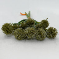 GNW Green Five Branches Artificial Echinops Sphaerocephalus MYZ-88 - Image 2
