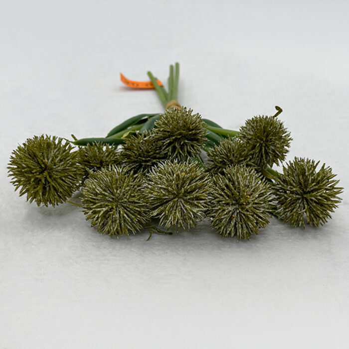 GNW Green Five Branches Artificial Echinops Sphaerocephalus MYZ-88 - Image 2