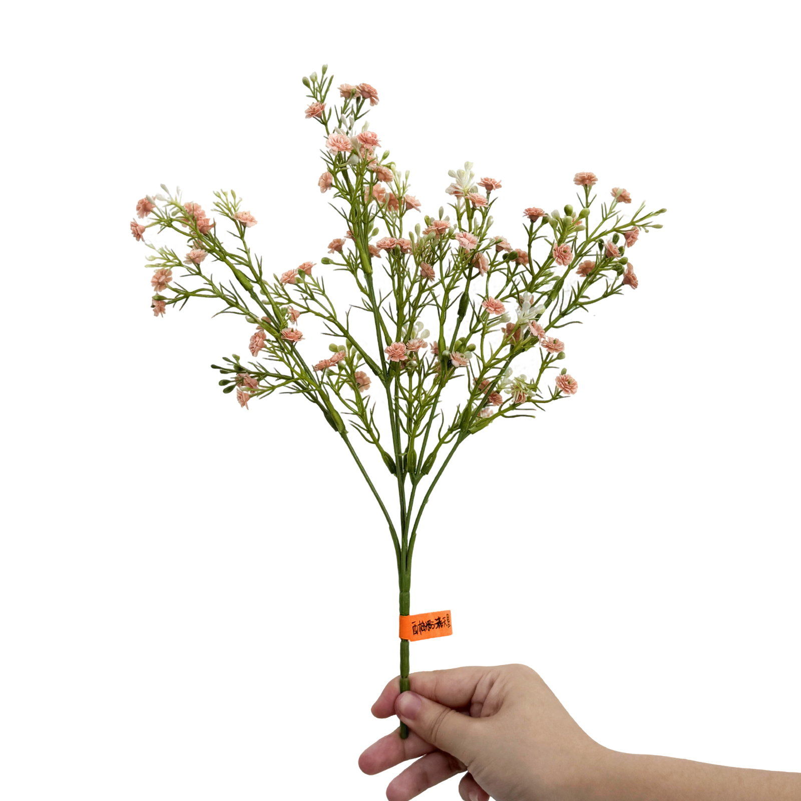 满天星1 GNW Orange Pink Artificial Baby's Breath MYZ-97 - Image 1