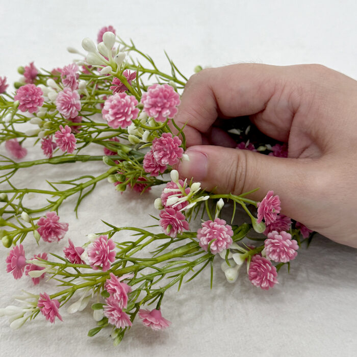 GNW Rose Red Artificial Baby's Breath MYZ-98 - Image 2