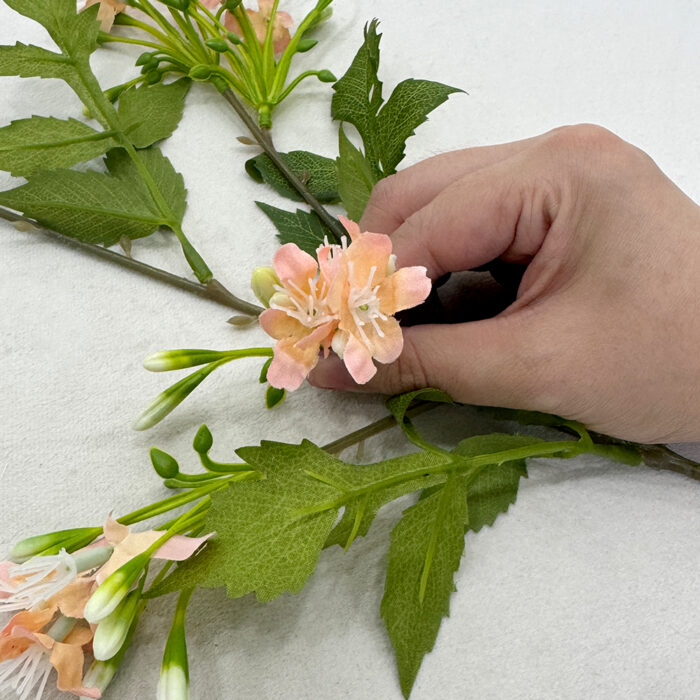 GNW Orange Pink Artificial Agapanthus MYZ-92 - Image 2