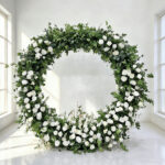High Quality Artificial Flower Wedding Arch Backdrop Wedding Decoration With Free Shipping