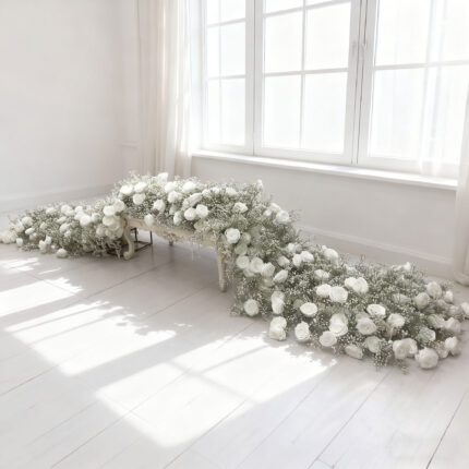 Wholesale artificial flower runner for table available from our factory with superior quality and custom options