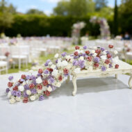 Elevate your event decor with our high quality artificial flower runner for table manufactured in house - Image 2