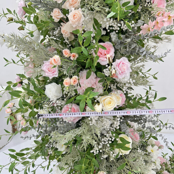 Professional Wedding Arch Backdrop With Artificial Flowers Complete Wedding Decoration Set - Image 3