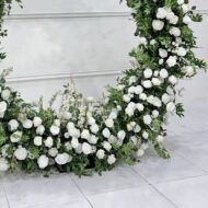 High Quality Artificial Flower Wedding Arch Backdrop Wedding Decoration With Free Shipping - Image 3