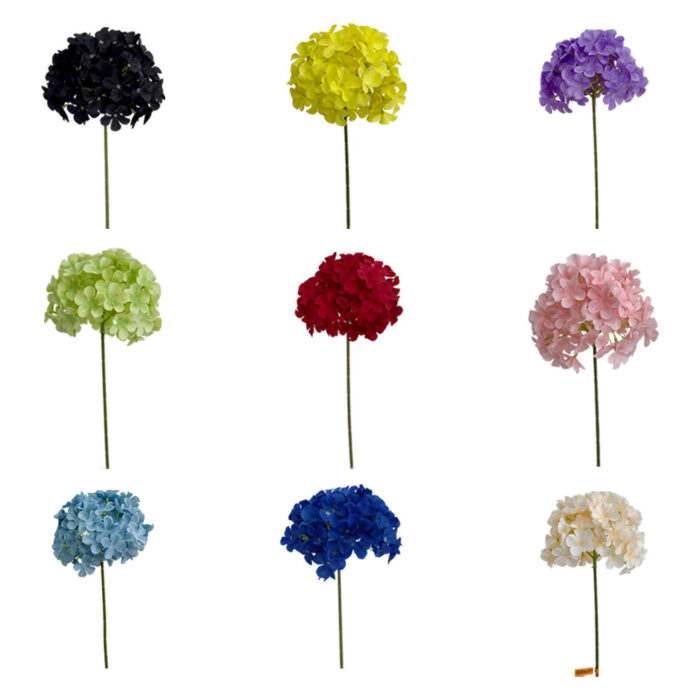 GNW Black Artificial Hydrangea JLL-17 - Image 3