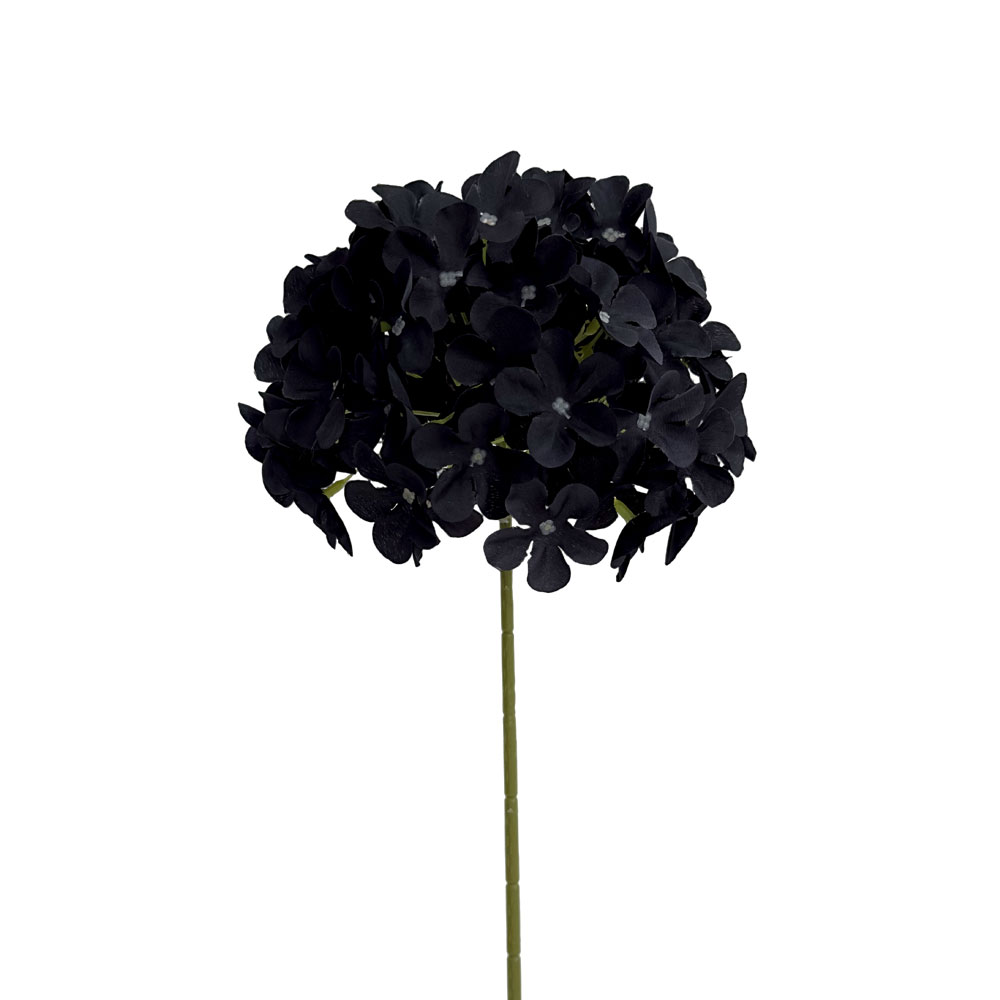 10 (2) GNW Black Artificial Hydrangea JLL-17 - Image 1