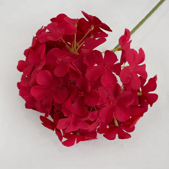 GNW Red Artificial Hydrangea JLL-13 - Image 2