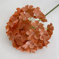 GNW Orange Artificial Hydrangea JLL-15 - Image 2
