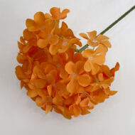 GNW Orange Artificial Hydrangea JLL-15-1 - Image 2