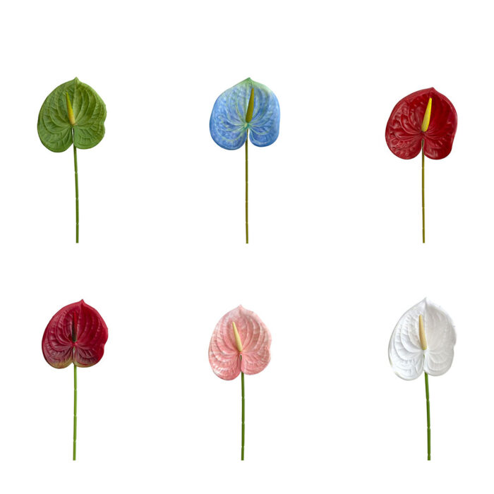 GNW Blue Artificial Anthurium SM-13 - Image 6